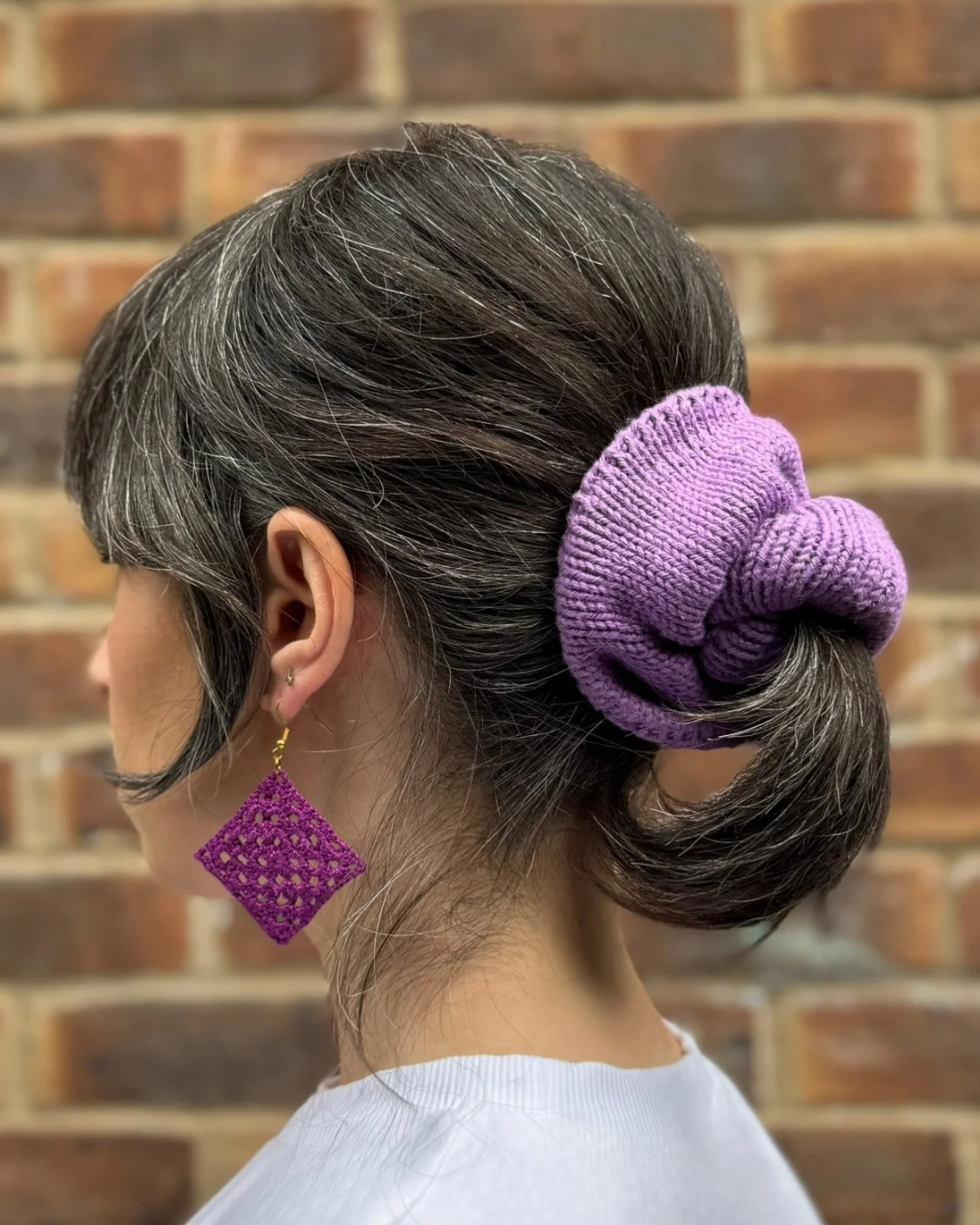 Funky and Fun Handmade Crochet Granny Square Earrings - Something for the Mums