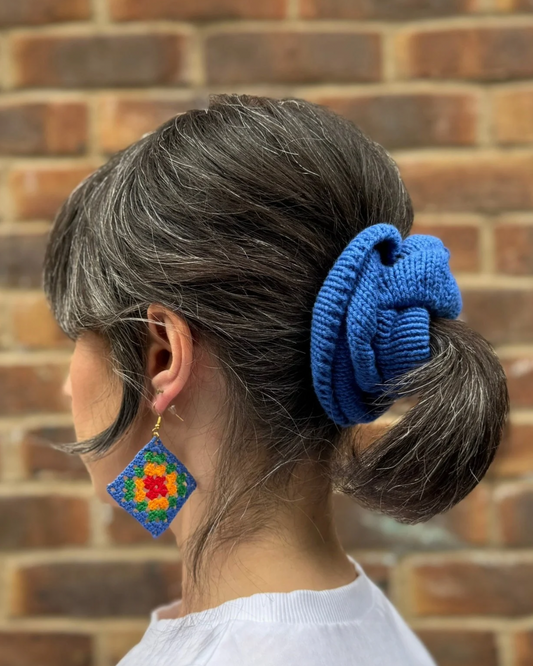 Funky and Fun Handmade Crochet Granny Square Earrings - Something for the Mums