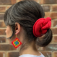 Funky and Fun Handmade Crochet Granny Square Earrings - Something for the Mums