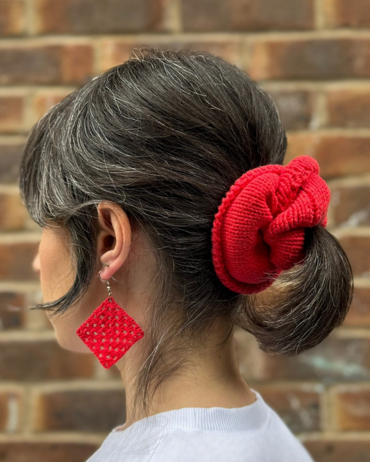 Funky and Fun Handmade Crochet Granny Square Earrings - Something for the Mums
