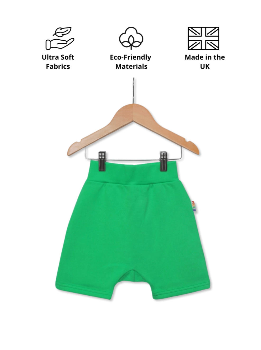 Eco-Friendly and Ultra-Soft Green T-Shirt and Shorts Co-Ord Set - Hues Clothing