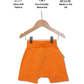 Eco-Friendly and Ultra-Soft Orange T-Shirt and Shorts Co-Ord Set - Hues Clothing