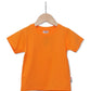 Eco-Friendly and Ultra-Soft Orange T-Shirt and Shorts Co-Ord Set - Hues Clothing