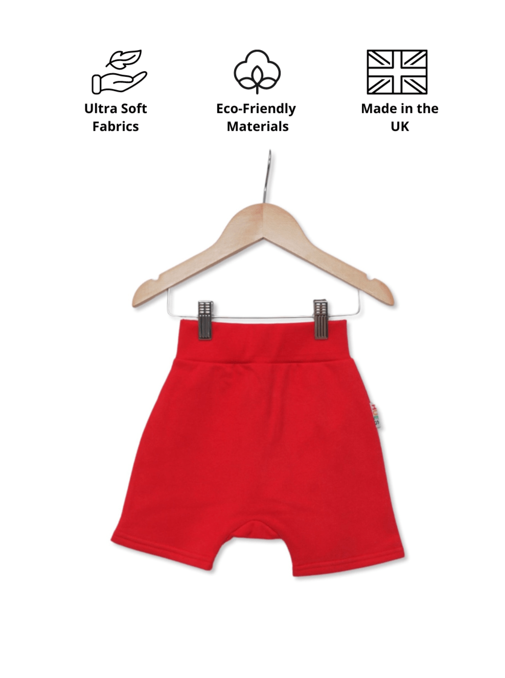 Eco-Friendly and Ultra-Soft Red T-Shirt and Shorts Co-Ord Set - Hues Clothing