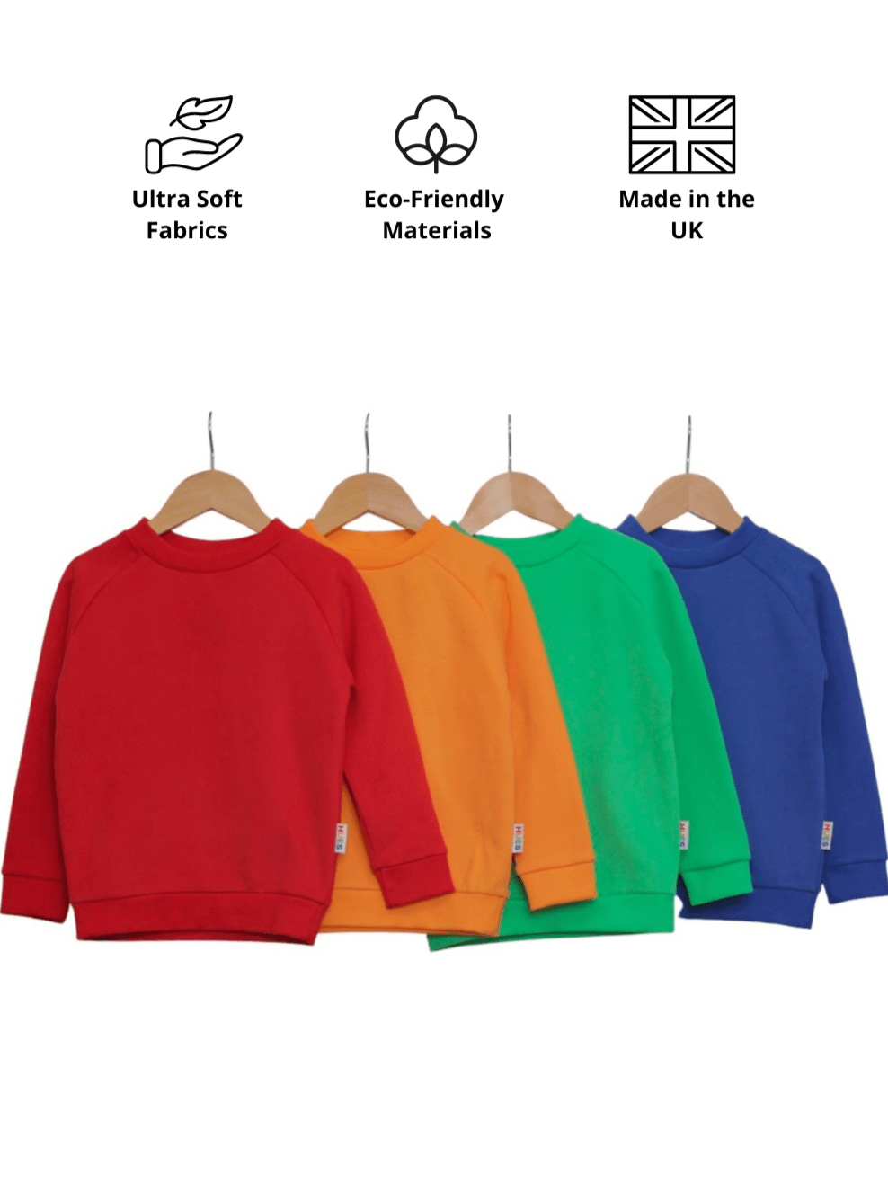 Ultra-Soft Sensory-Friendly Kids' Jumper - Personalisable - Hues Clothing