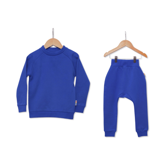 Blue Jumper and Joggers Co-Ord Set - Hues Clothing