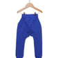 Blue Unisex Kids Joggers Back View - Hues Clothing