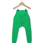 Green Unisex Kids Joggers Back View - Hues Clothing