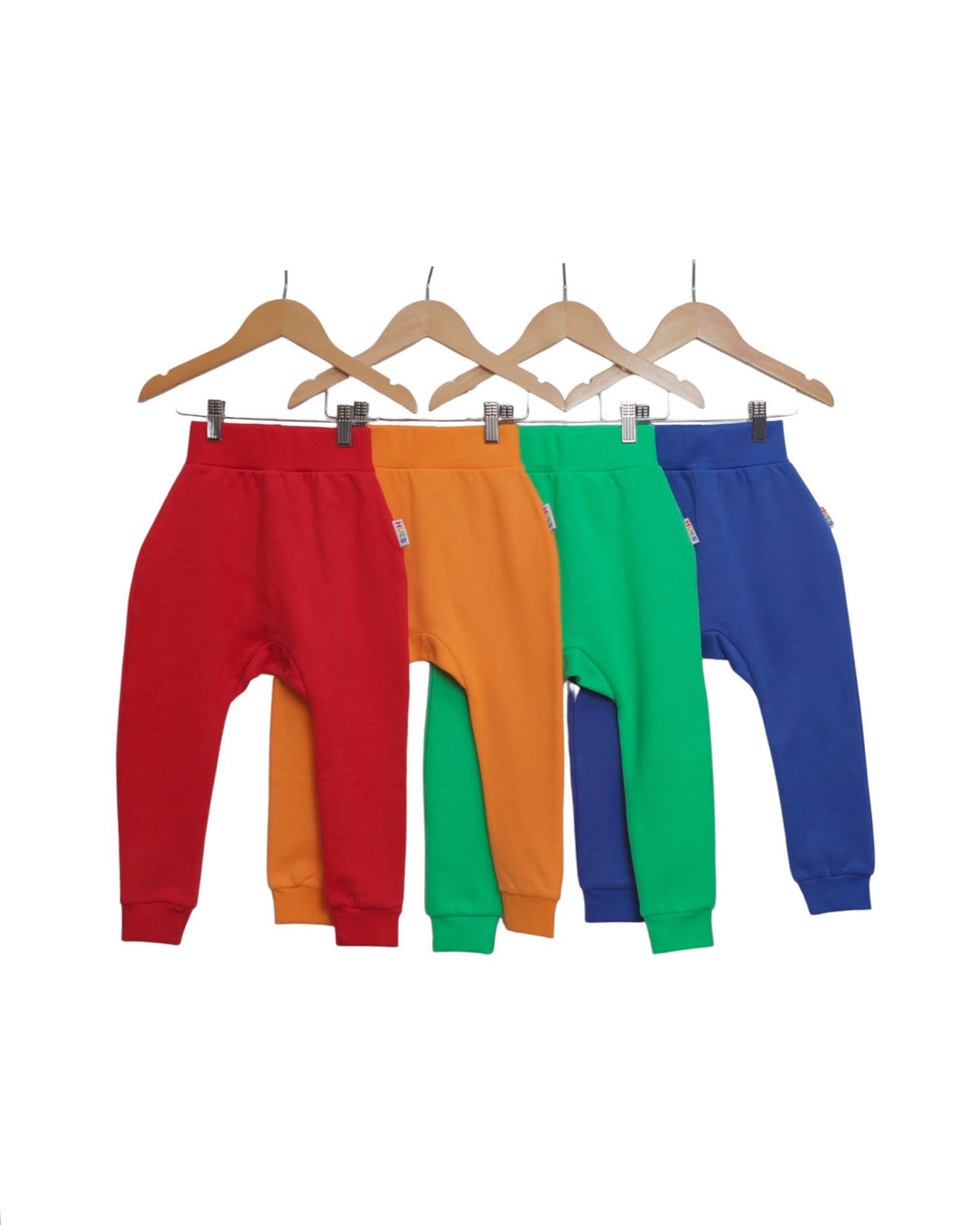 Kids Unisex Joggers Multi Item Front - Hues Clothing