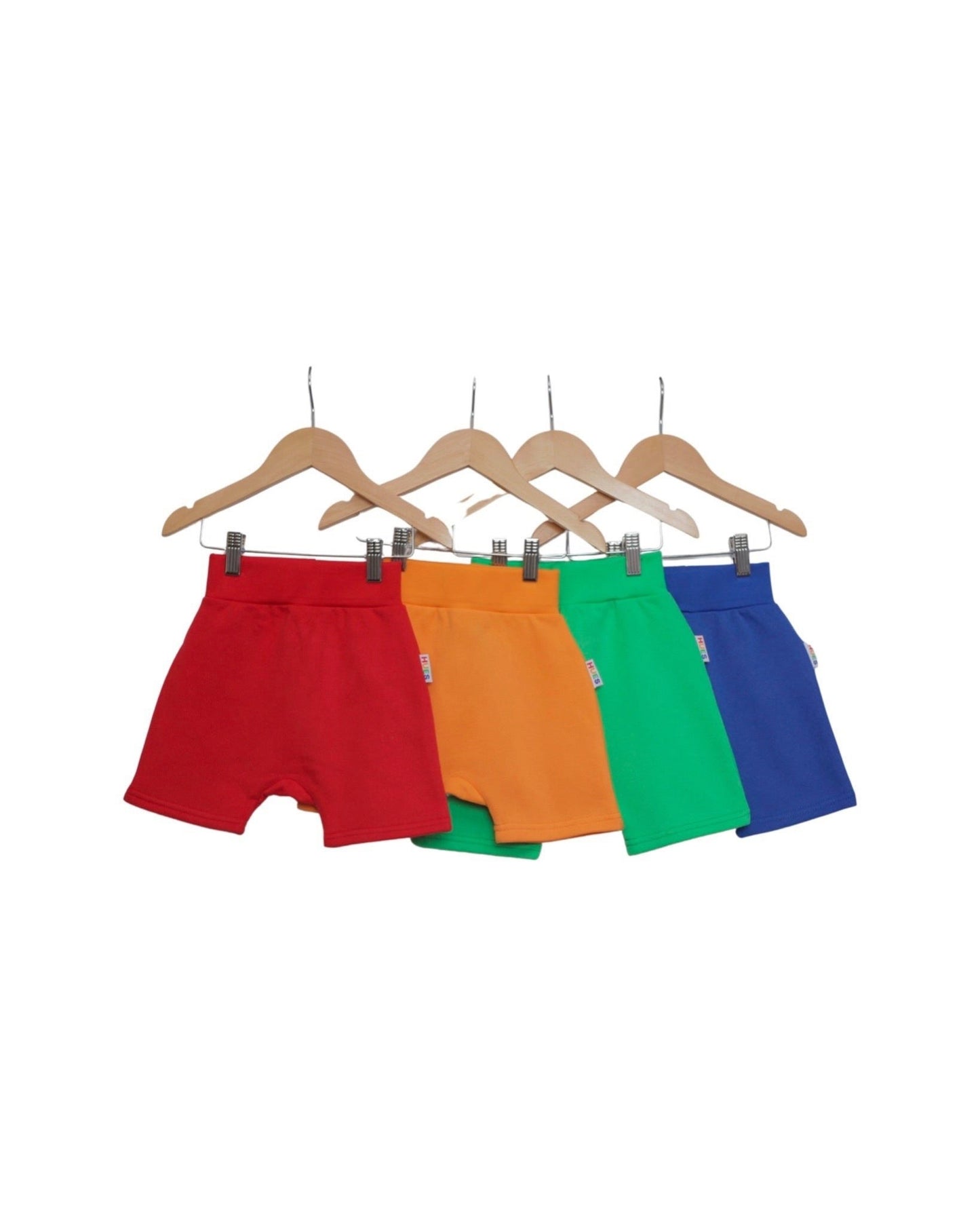 Kids Unisex Shorts Multi Item View- Hues Clothing